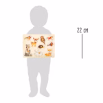 puidust pusle puzzle arendav mänguasi metsloomad