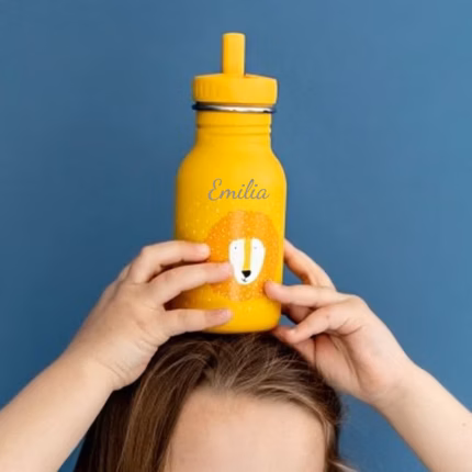 Personaliseeritud Trixie Pudel Lõvi 350 ml lapse nimega